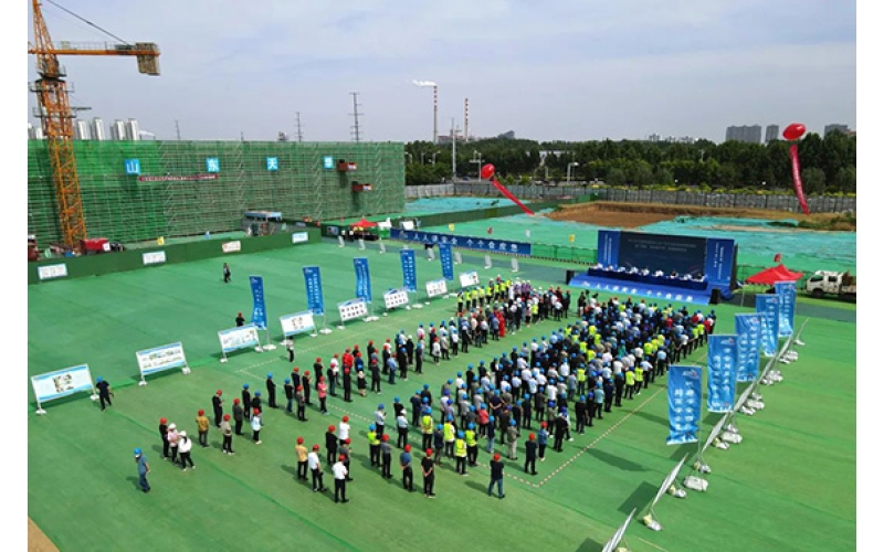 天華實(shí)業(yè)集團(tuán)成功舉辦2023年東營(yíng)市建筑施工生產(chǎn)安全事故應(yīng)急預(yù)案演練暨廣饒縣“安全生產(chǎn)月”活動(dòng)啟動(dòng)儀式